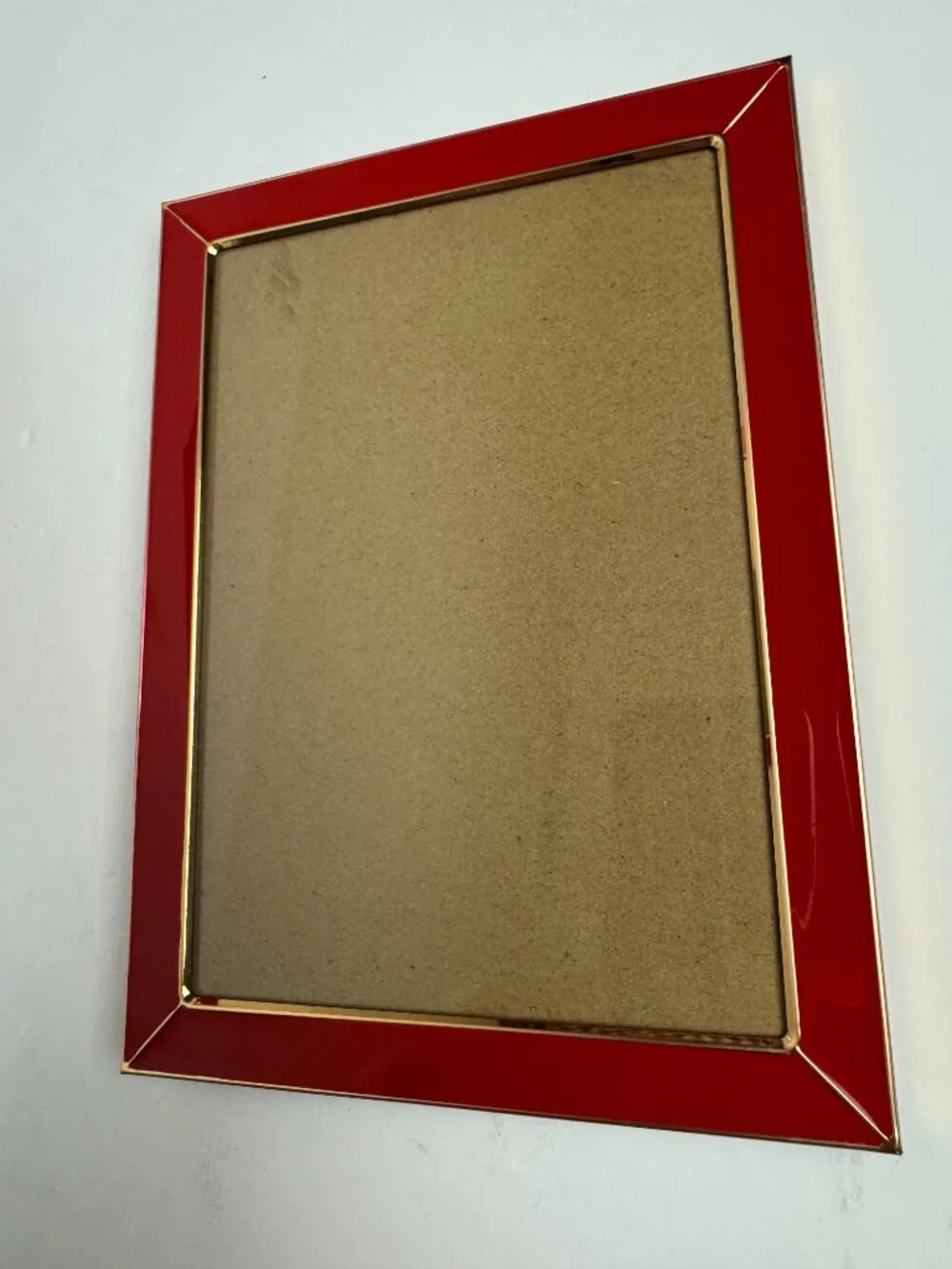 NWOT Set of 2 Rare Frame RED & GOLD Designed by Venusmiles Art Deco Modern